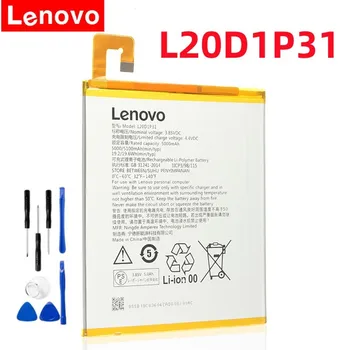 Оригинальный аккумулятор Lenovo L20D1P31 для Lenovo Аккумулятор 5000 мАч / 5100 мАч + бесплатные инструменты