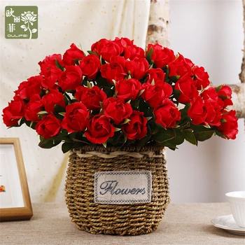 Имитация букета роз с загнутыми краями в виде 9 голов, настоящие цветы, искусственные Свадебные Декоративные цветы, искусственный букет, который держат в руках.