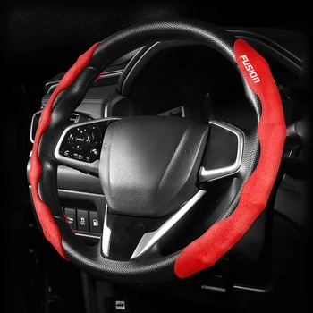 2ШТ Защитная крышка рулевого колеса для Ford Fusion 5 2002-2012 2013 2014 2015 2016 2017 2018 2019-2022 Аксессуары для интерьера автомобиля