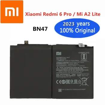 2023 Года Новый Оригинальный Аккумулятор Xiao Mi 4000 мАч BN47 Для Xiaomi Redmi 6 Pro 6Pro Mi A2 Lite Аккумуляторы Для Мобильных Телефонов Bateria