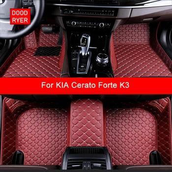 Изготовленные На Заказ Автомобильные Коврики DOODRYER Для KIA Cerato Forte K3 Auto Accessories Ковер Для Ног