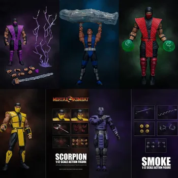 Storm toys в масштабе 1/12 Коллекционная фигурка Mortal Kombat Ninja Rain ERMAC Sub-Zero SMOKE Scorpion 6 дюймов
