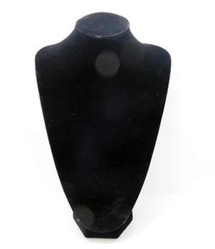 Бесплатная доставка, 1 шт., черное бархатное ожерелье, бюсты высотой 35 см