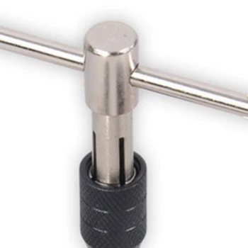 Т-образная ручка, реверсивный патрон для гаечного ключа с одним отводом, Отвертка M3-M6, Держатель для метчика, Ручной инструмент, регулируемый инструмент для нарезания резьбы, горячий