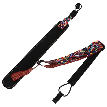 Ремешок для гавайской гитары Регулируемый складной ремешок для красивой веревки из искусственной кожи Ремни для гитары электрические